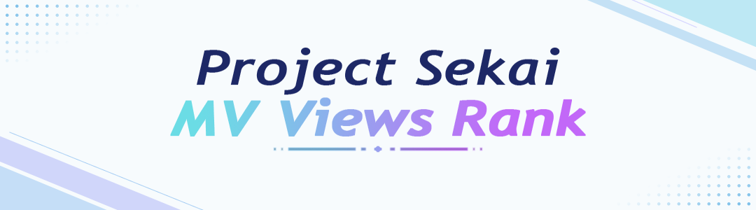 Project Sekai MV Views Rank